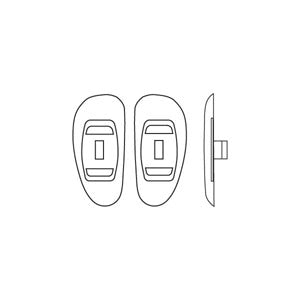 D-Shape Silicone High Quality Nose Pads