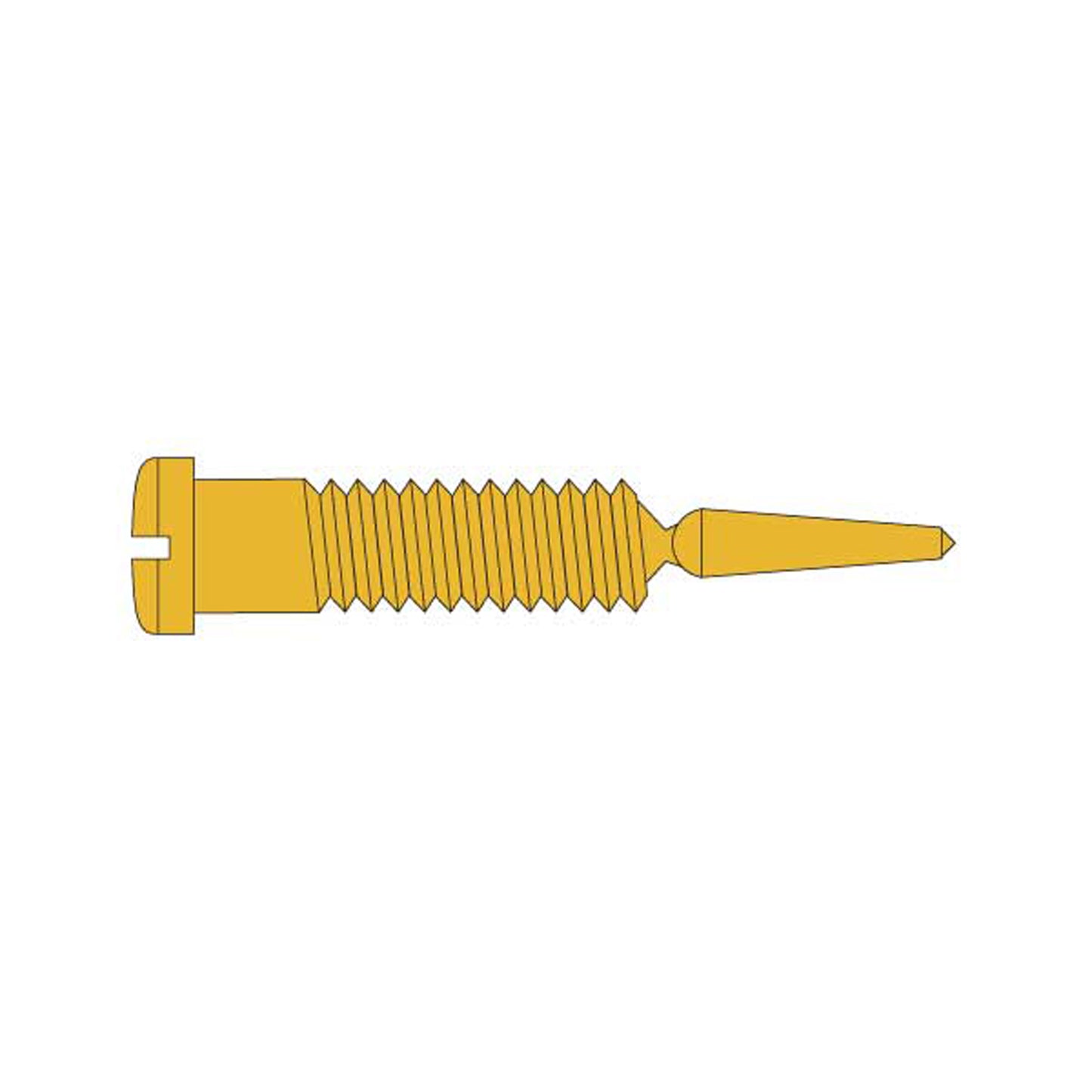 2.0 x 1.4 x 7.0 Gold Self-Aligning Spring Hinge Screws #1544