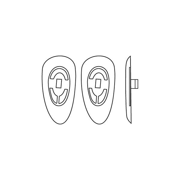 Symmetrical Silicone High Quality Nose Pads