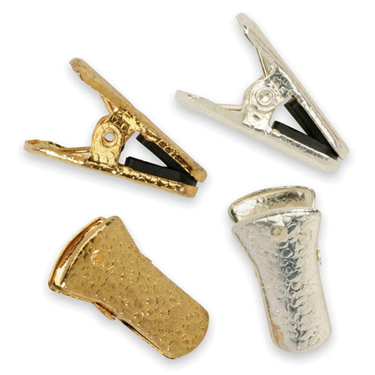 Alligator Clips with Rubber 1 Pair #2300