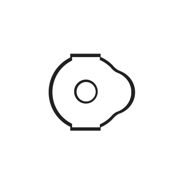 White Premium Blocking Pads - 18mm #7004HF