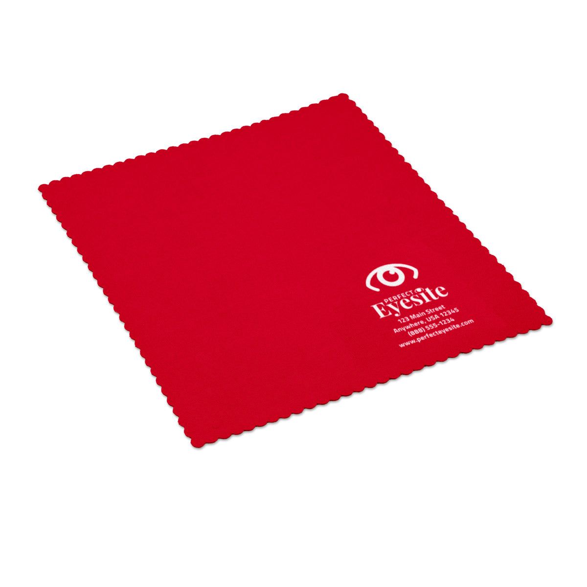 6" x 6" 1-Color Microfiber Cloths #8530 - Best Seller