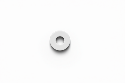 Arandela de plástico blanca para tornillo largo de gafas n.° 1526