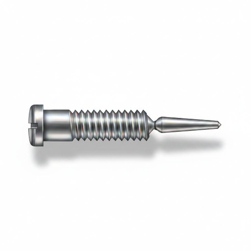 1.8 x 1.2 x 6.0 Silver Self-Aligning Spring Hinge Screws #1534
