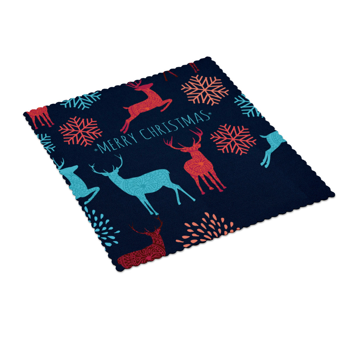Image of reindeer and snowflakes