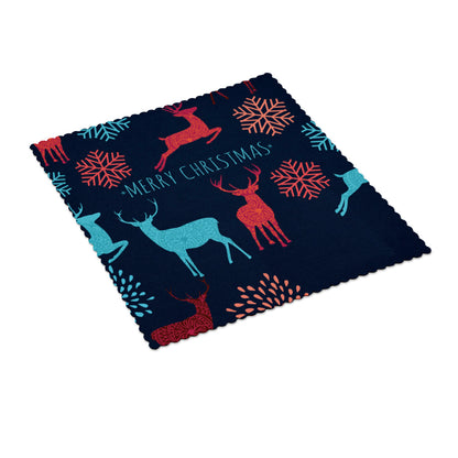Image of reindeer and snowflakes