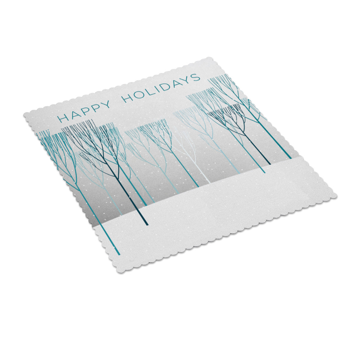 Image of trees in snow scene