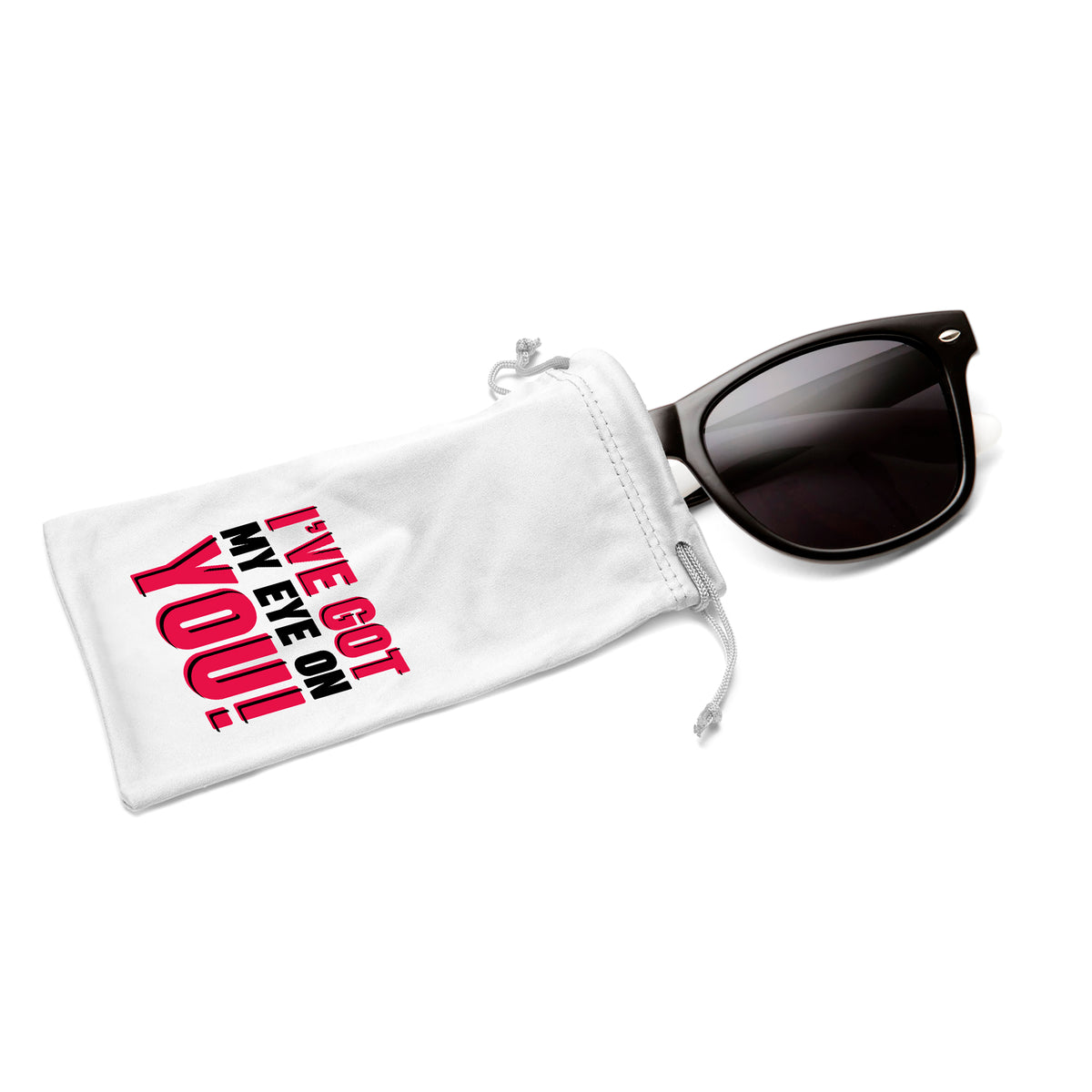 4"x8" Heavyweight Custom FUN Phrases Microfiber Bags #5507