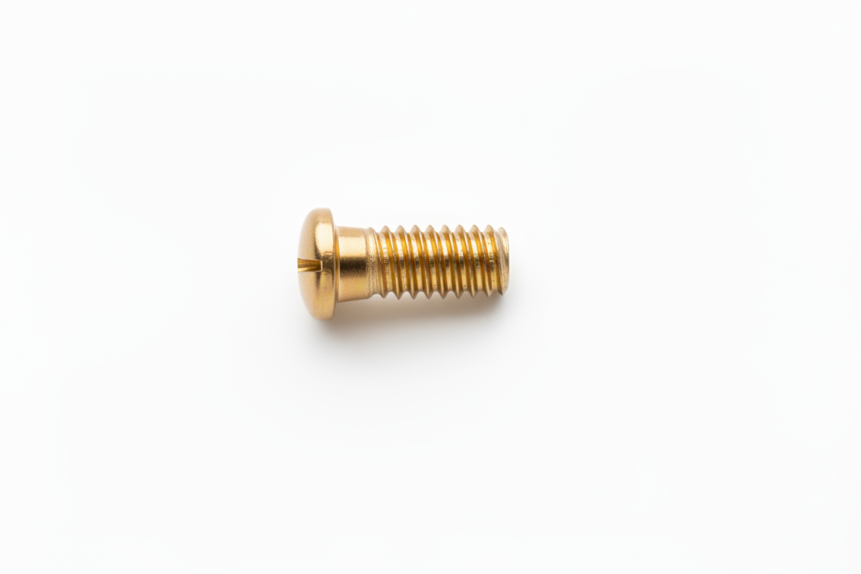 2.0 x 1.4 x 4.0 Gold Eyewire Screw #1580